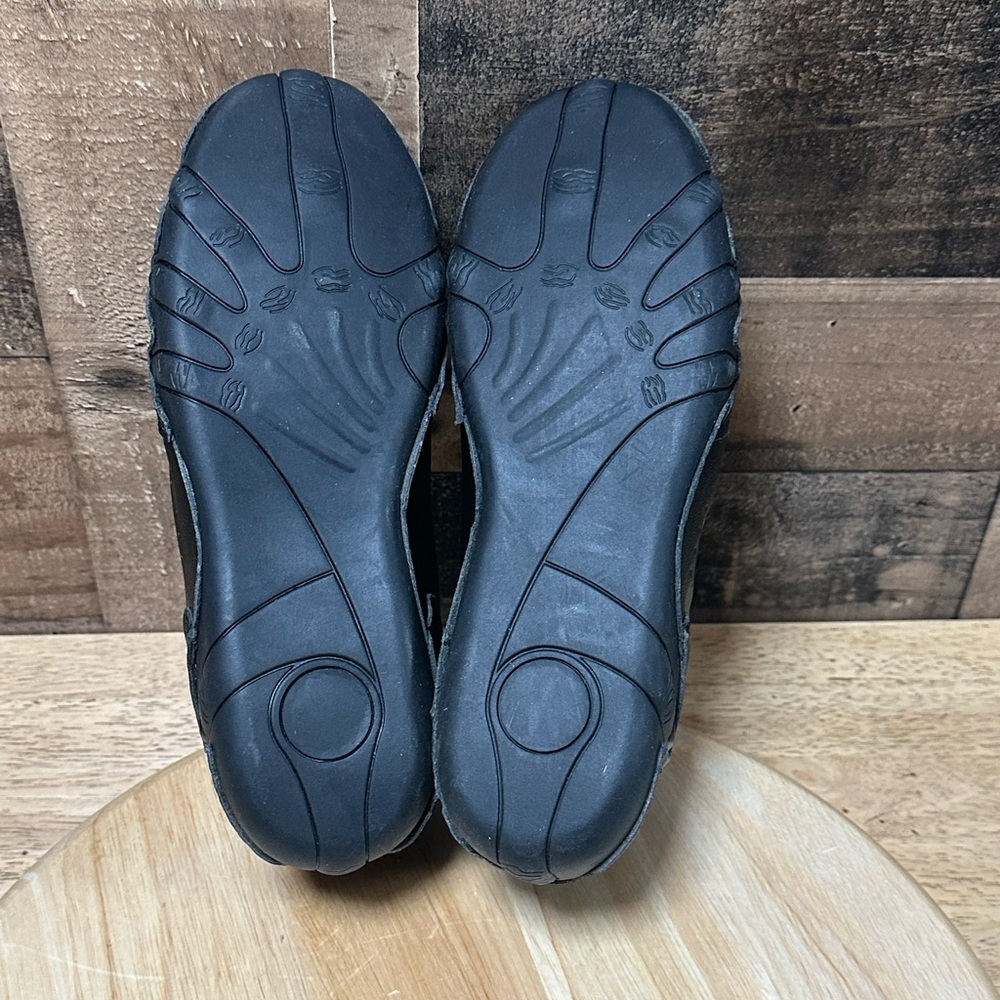 LDECK Women’s Black Leather Outdoor Mid Non-slip Walking Shoes Size 37 (6 / 6.5) - Picture 7 of 8